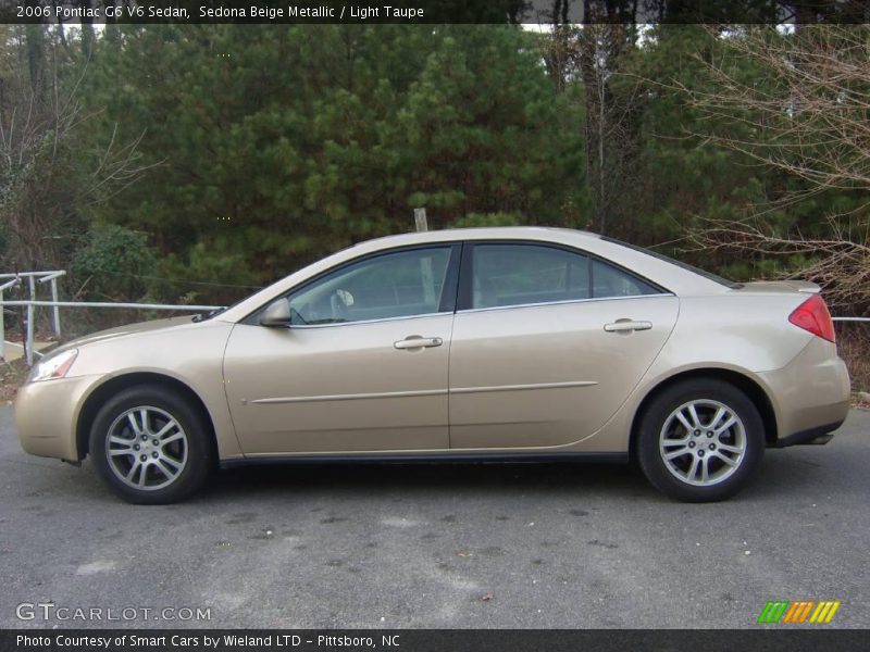Sedona Beige Metallic / Light Taupe 2006 Pontiac G6 V6 Sedan