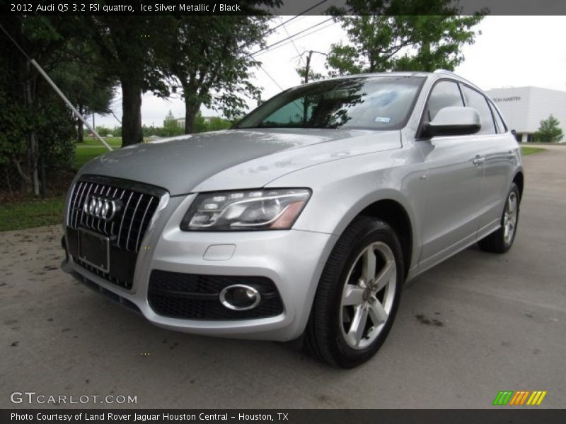 Ice Silver Metallic / Black 2012 Audi Q5 3.2 FSI quattro