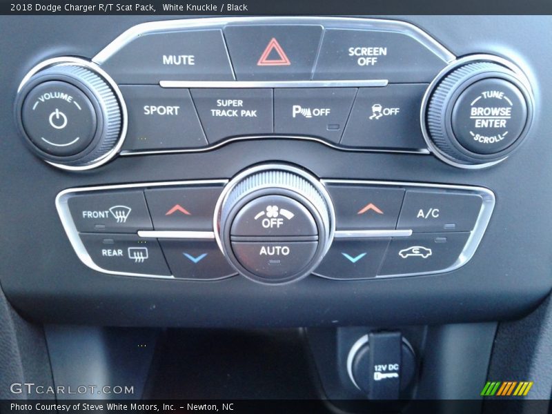 White Knuckle / Black 2018 Dodge Charger R/T Scat Pack