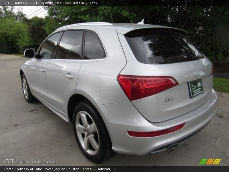 Ice Silver Metallic / Black 2012 Audi Q5 3.2 FSI quattro