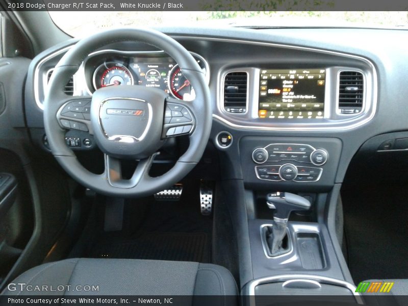 White Knuckle / Black 2018 Dodge Charger R/T Scat Pack