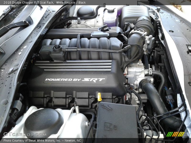 White Knuckle / Black 2018 Dodge Charger R/T Scat Pack