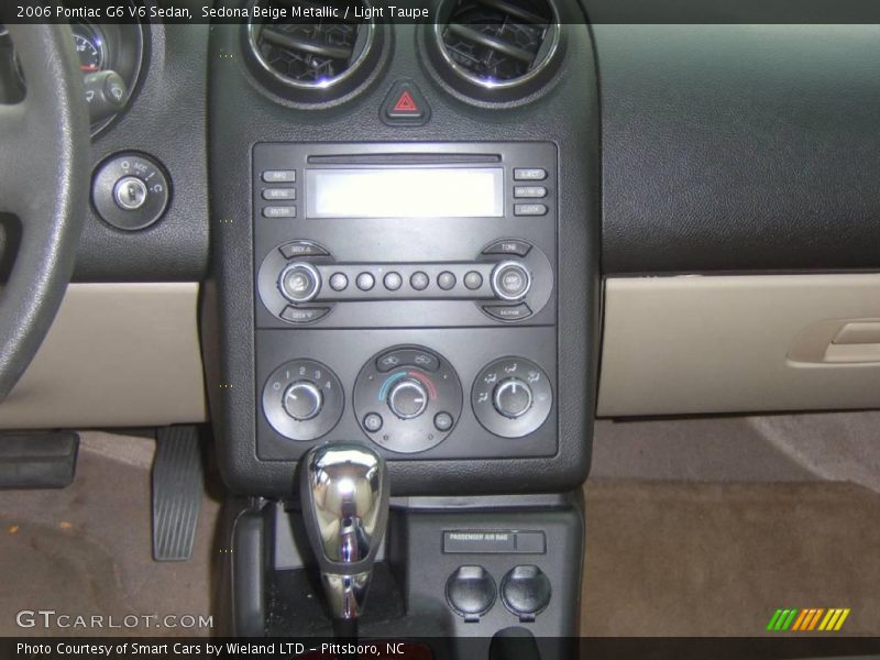 Sedona Beige Metallic / Light Taupe 2006 Pontiac G6 V6 Sedan