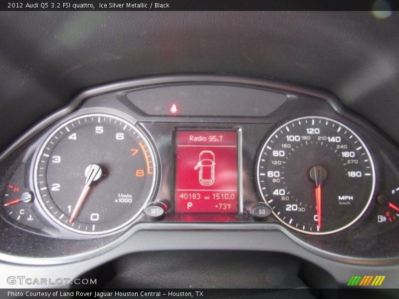 Ice Silver Metallic / Black 2012 Audi Q5 3.2 FSI quattro