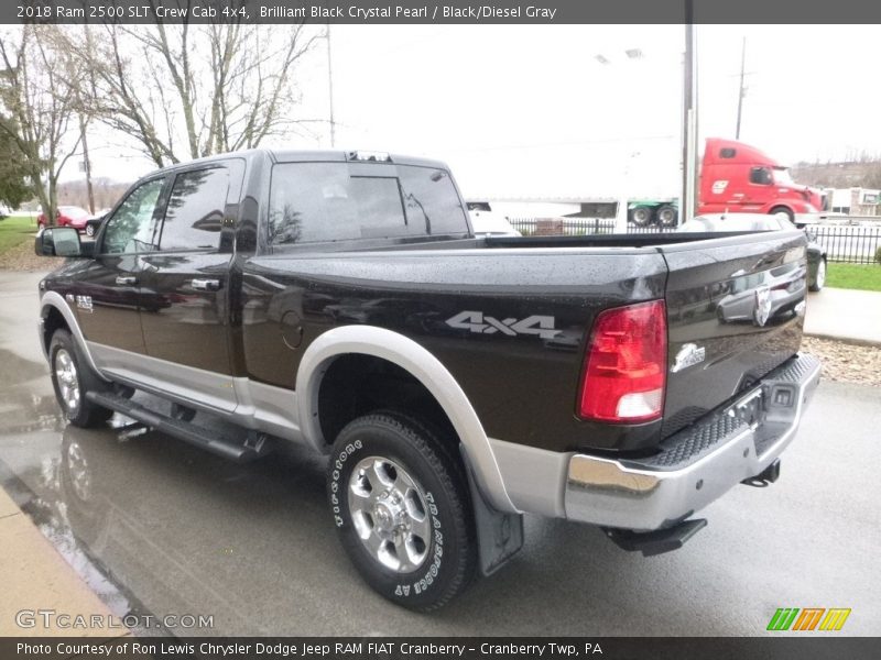 Brilliant Black Crystal Pearl / Black/Diesel Gray 2018 Ram 2500 SLT Crew Cab 4x4