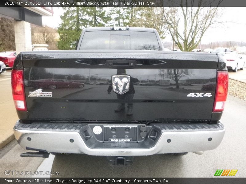 Brilliant Black Crystal Pearl / Black/Diesel Gray 2018 Ram 2500 SLT Crew Cab 4x4