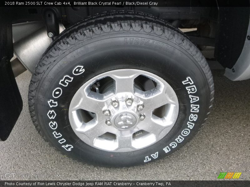 Brilliant Black Crystal Pearl / Black/Diesel Gray 2018 Ram 2500 SLT Crew Cab 4x4