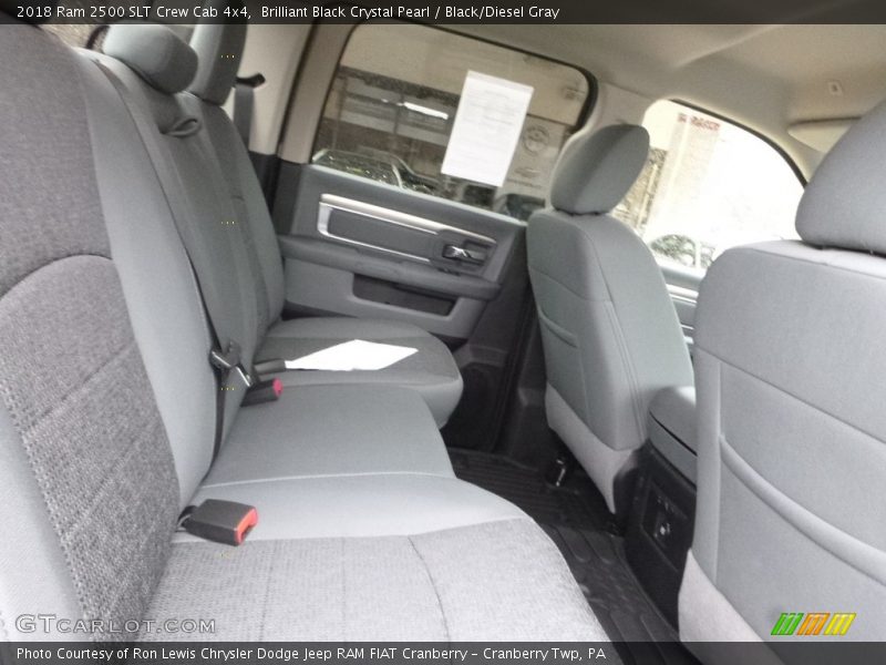 Brilliant Black Crystal Pearl / Black/Diesel Gray 2018 Ram 2500 SLT Crew Cab 4x4