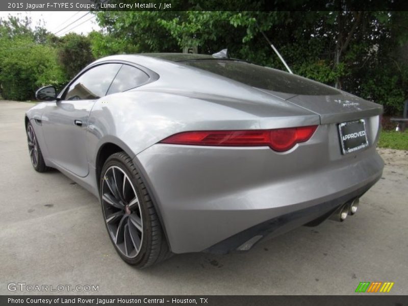 Lunar Grey Metallic / Jet 2015 Jaguar F-TYPE S Coupe