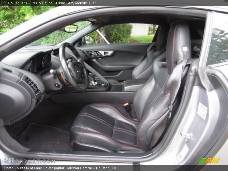 Lunar Grey Metallic / Jet 2015 Jaguar F-TYPE S Coupe