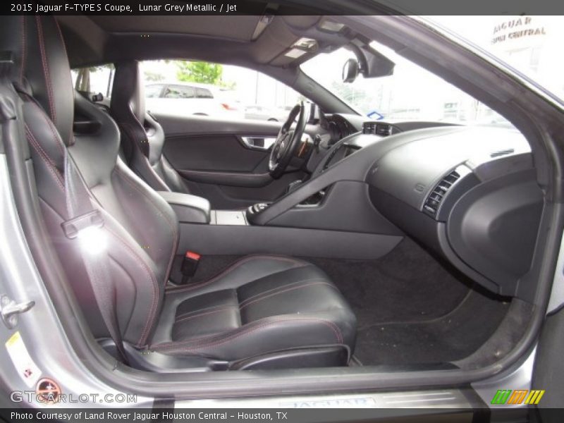 Lunar Grey Metallic / Jet 2015 Jaguar F-TYPE S Coupe
