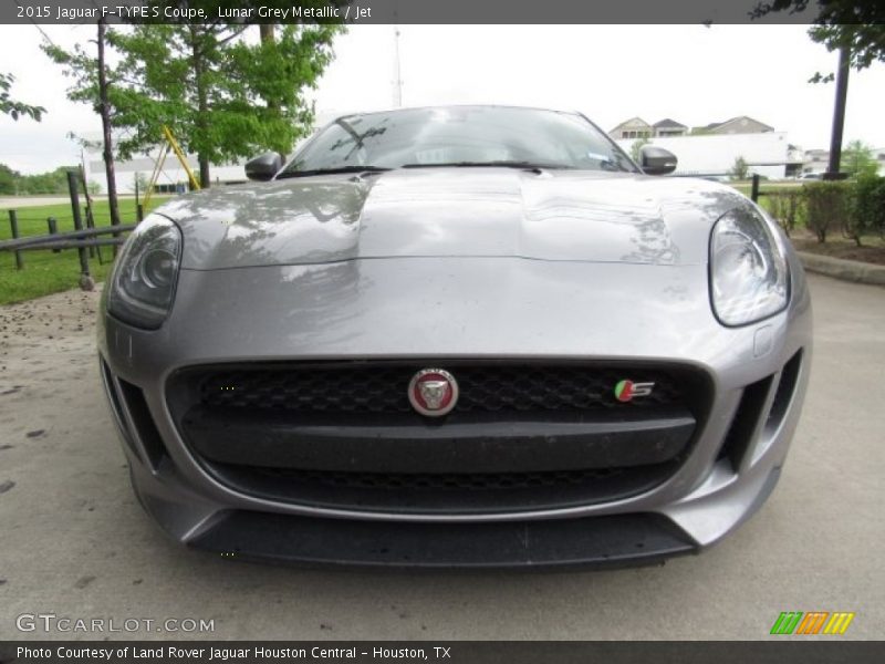 Lunar Grey Metallic / Jet 2015 Jaguar F-TYPE S Coupe