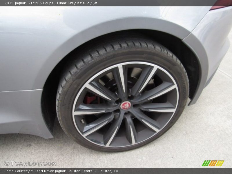 Lunar Grey Metallic / Jet 2015 Jaguar F-TYPE S Coupe