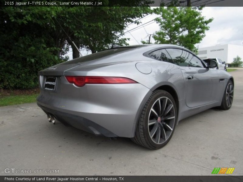 Lunar Grey Metallic / Jet 2015 Jaguar F-TYPE S Coupe