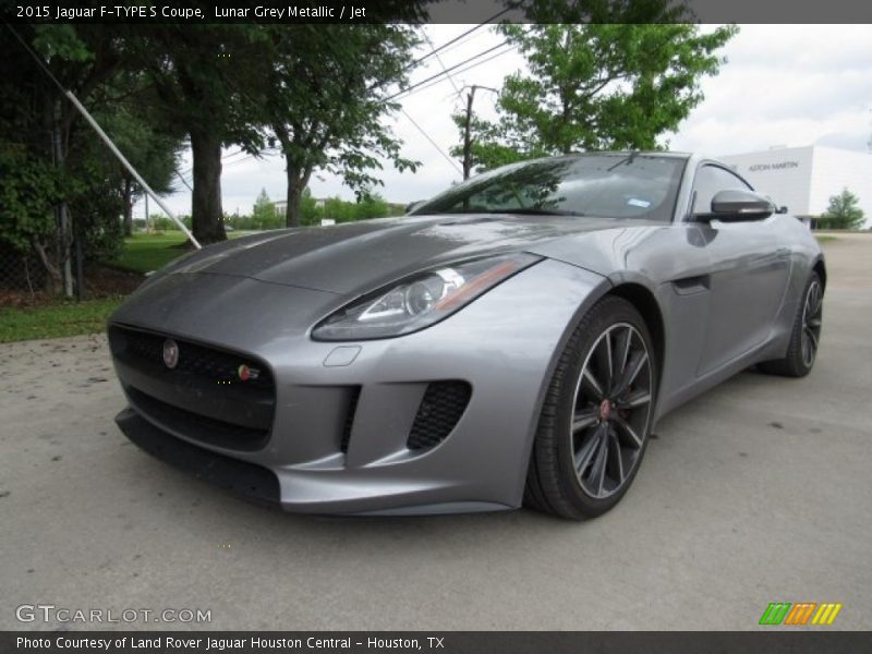 Lunar Grey Metallic / Jet 2015 Jaguar F-TYPE S Coupe