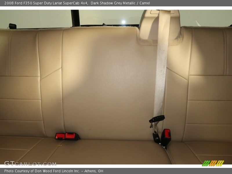 Dark Shadow Grey Metallic / Camel 2008 Ford F350 Super Duty Lariat SuperCab 4x4