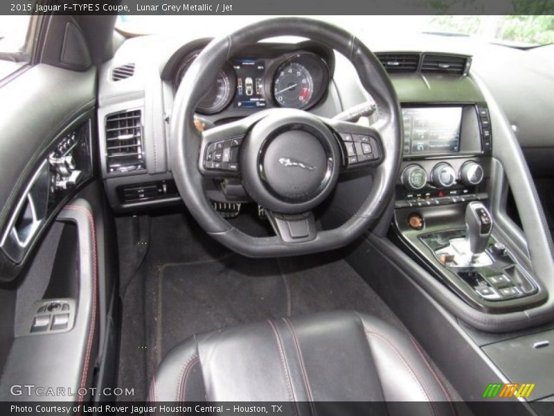 Lunar Grey Metallic / Jet 2015 Jaguar F-TYPE S Coupe
