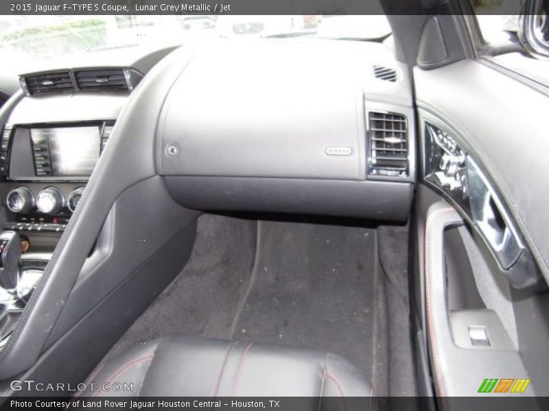 Lunar Grey Metallic / Jet 2015 Jaguar F-TYPE S Coupe