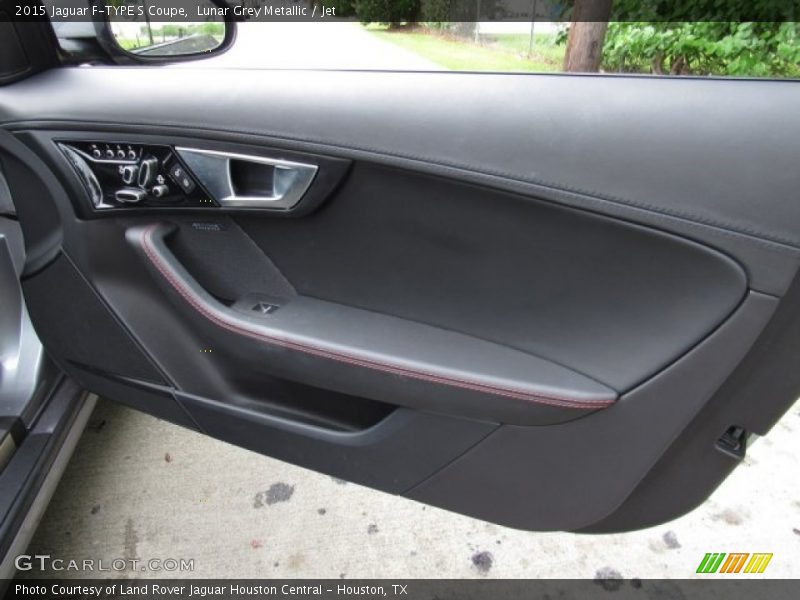 Lunar Grey Metallic / Jet 2015 Jaguar F-TYPE S Coupe