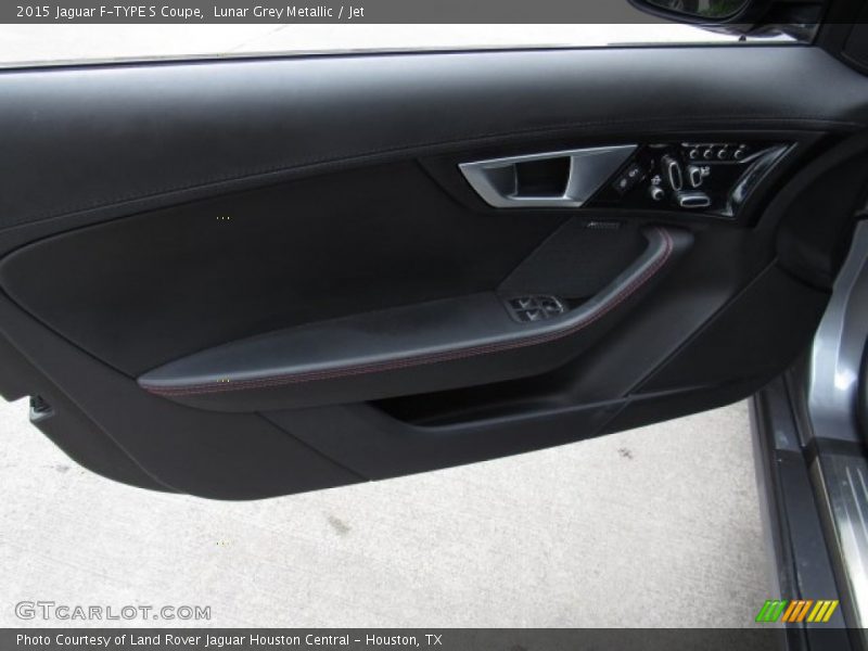 Lunar Grey Metallic / Jet 2015 Jaguar F-TYPE S Coupe