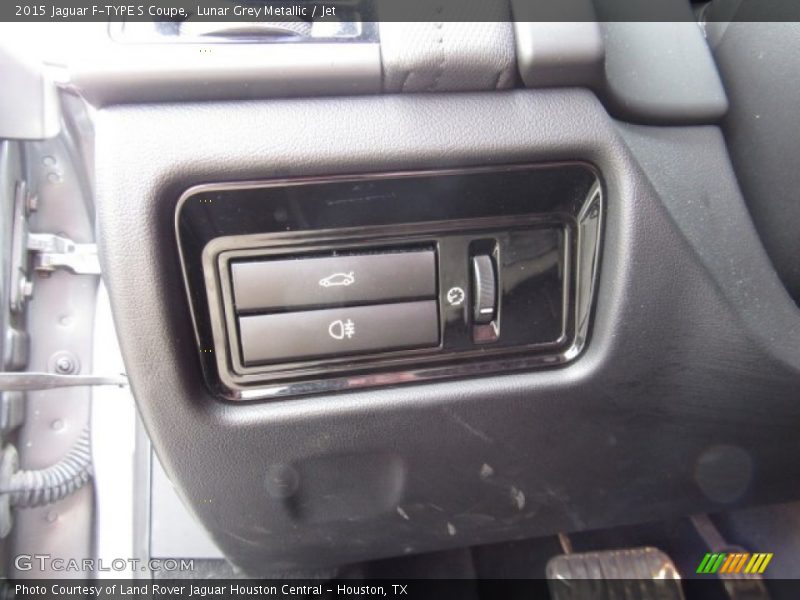 Lunar Grey Metallic / Jet 2015 Jaguar F-TYPE S Coupe