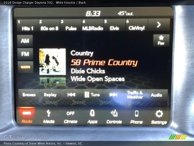 White Knuckle / Black 2018 Dodge Charger Daytona 392