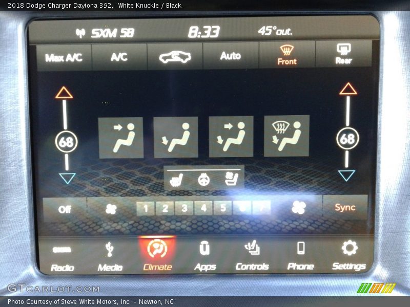 White Knuckle / Black 2018 Dodge Charger Daytona 392