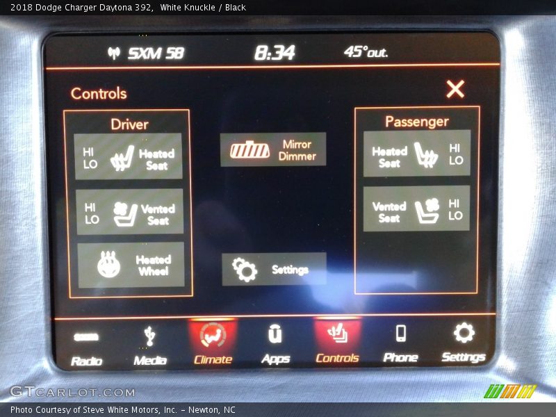 White Knuckle / Black 2018 Dodge Charger Daytona 392