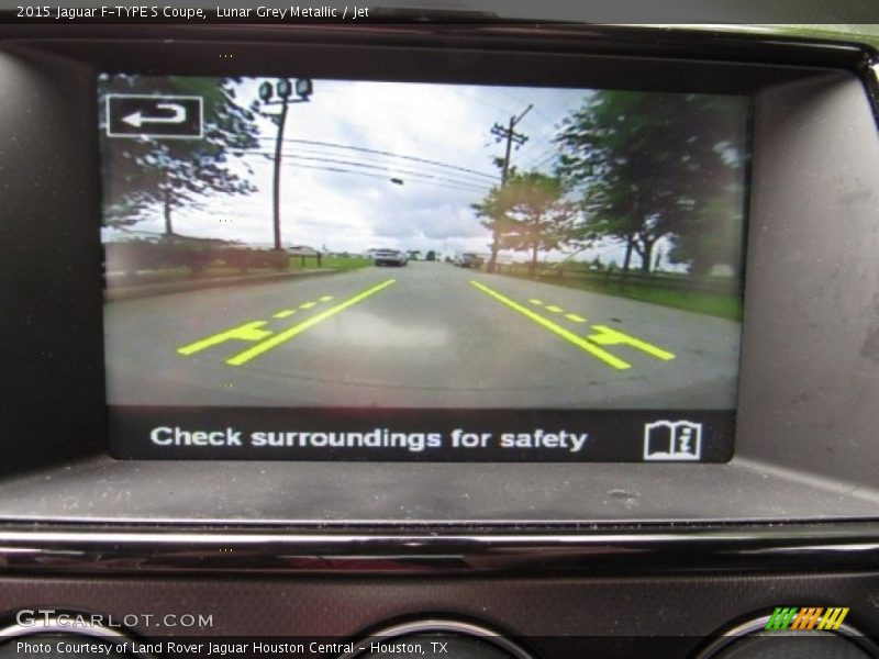 Lunar Grey Metallic / Jet 2015 Jaguar F-TYPE S Coupe