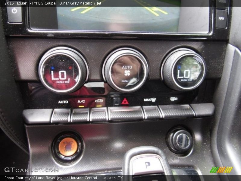 Lunar Grey Metallic / Jet 2015 Jaguar F-TYPE S Coupe