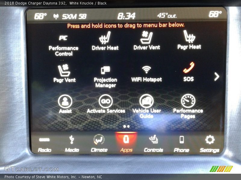 White Knuckle / Black 2018 Dodge Charger Daytona 392