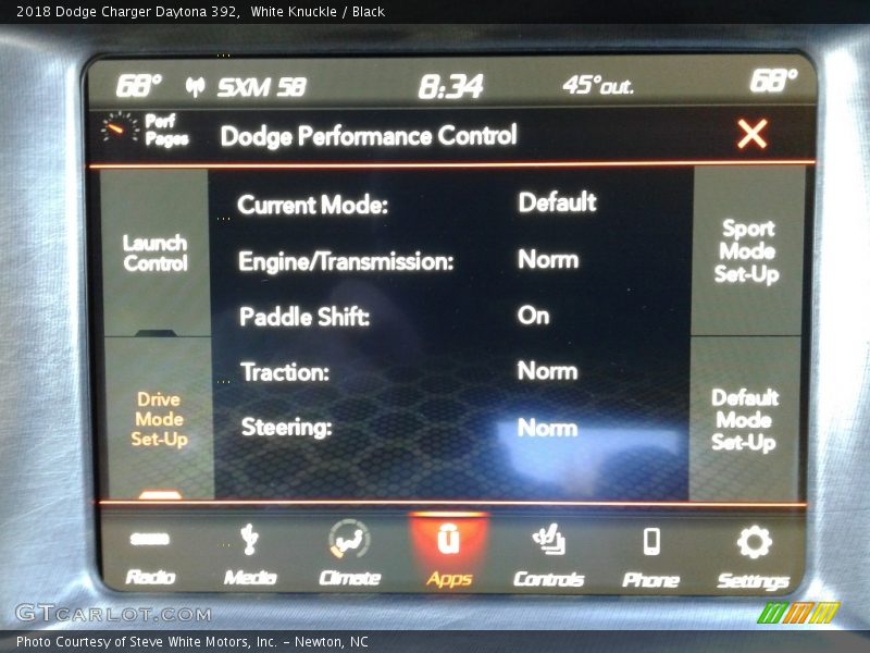 White Knuckle / Black 2018 Dodge Charger Daytona 392