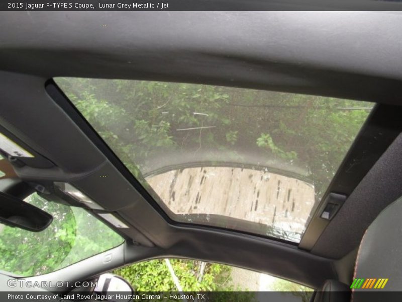 Lunar Grey Metallic / Jet 2015 Jaguar F-TYPE S Coupe