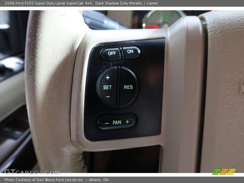 Dark Shadow Grey Metallic / Camel 2008 Ford F350 Super Duty Lariat SuperCab 4x4