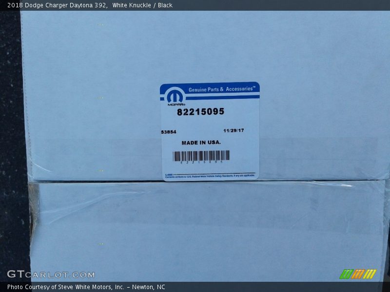 White Knuckle / Black 2018 Dodge Charger Daytona 392