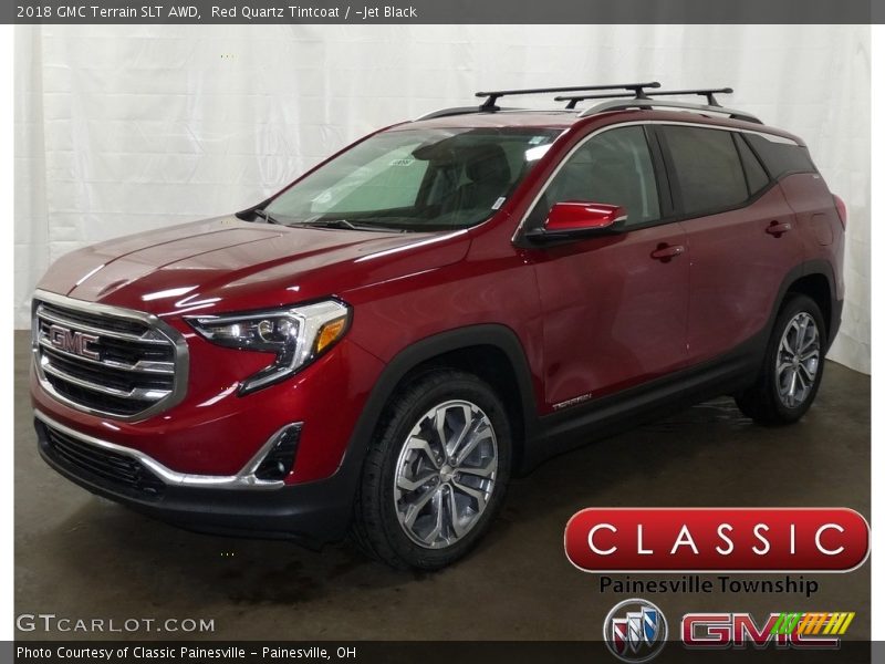 Red Quartz Tintcoat / ­Jet Black 2018 GMC Terrain SLT AWD
