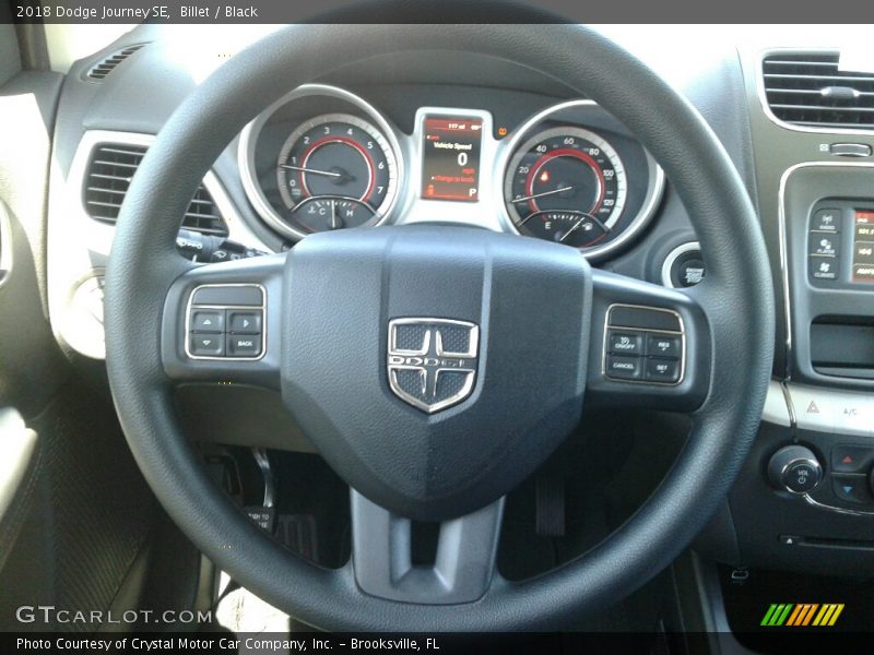Billet / Black 2018 Dodge Journey SE