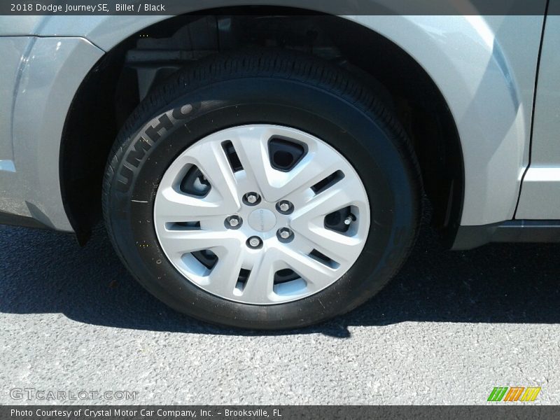 Billet / Black 2018 Dodge Journey SE