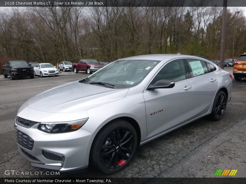 Silver Ice Metallic / Jet Black 2018 Chevrolet Malibu LT