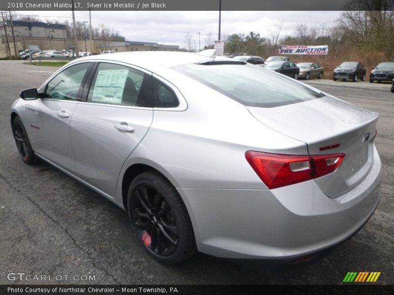 Silver Ice Metallic / Jet Black 2018 Chevrolet Malibu LT