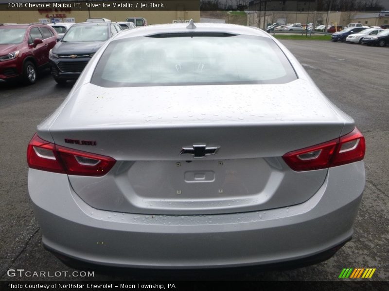 Silver Ice Metallic / Jet Black 2018 Chevrolet Malibu LT