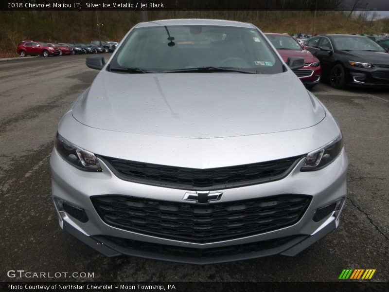Silver Ice Metallic / Jet Black 2018 Chevrolet Malibu LT