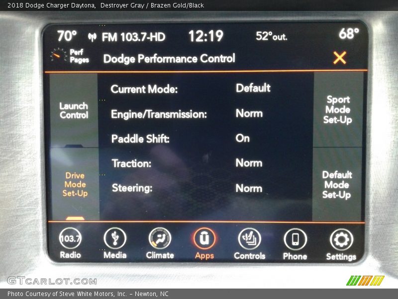 Destroyer Gray / Brazen Gold/Black 2018 Dodge Charger Daytona