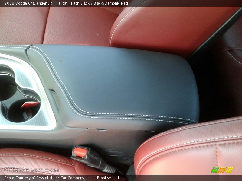 Pitch Black / Black/Demonic Red 2018 Dodge Challenger SRT Hellcat