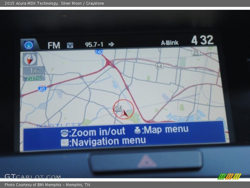 Silver Moon / Graystone 2015 Acura MDX Technology