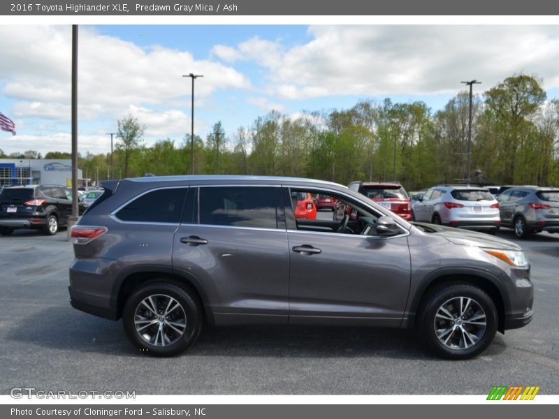 Predawn Gray Mica / Ash 2016 Toyota Highlander XLE