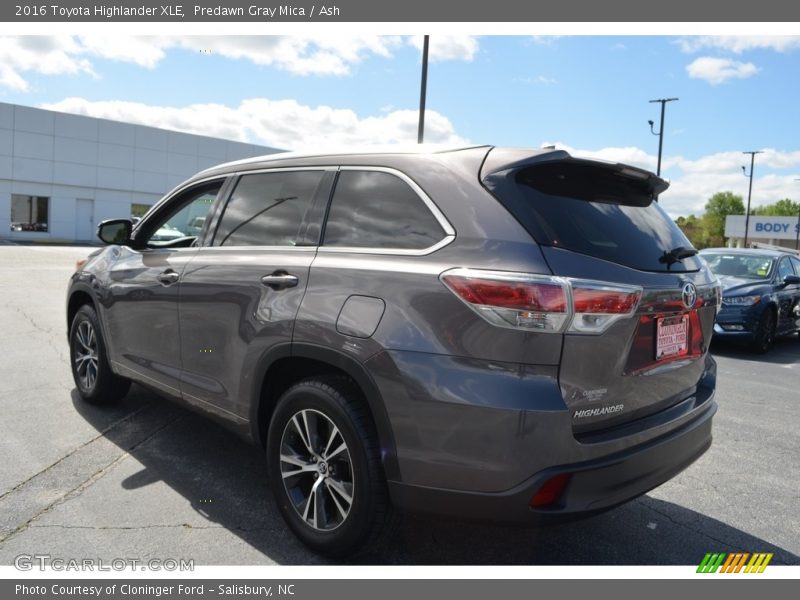 Predawn Gray Mica / Ash 2016 Toyota Highlander XLE