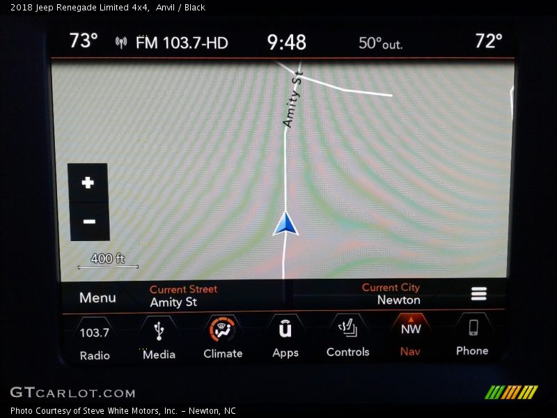 Anvil / Black 2018 Jeep Renegade Limited 4x4