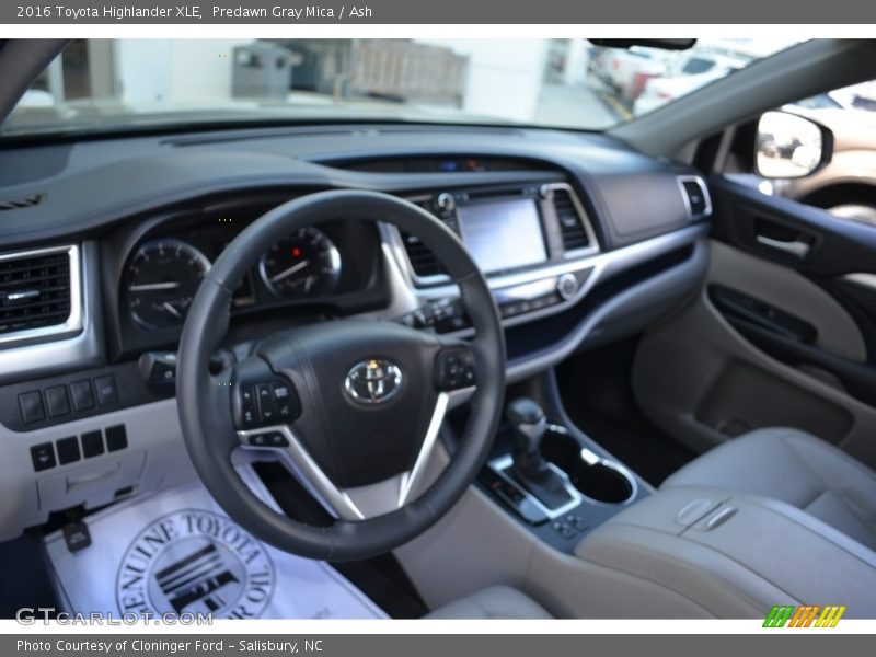Predawn Gray Mica / Ash 2016 Toyota Highlander XLE