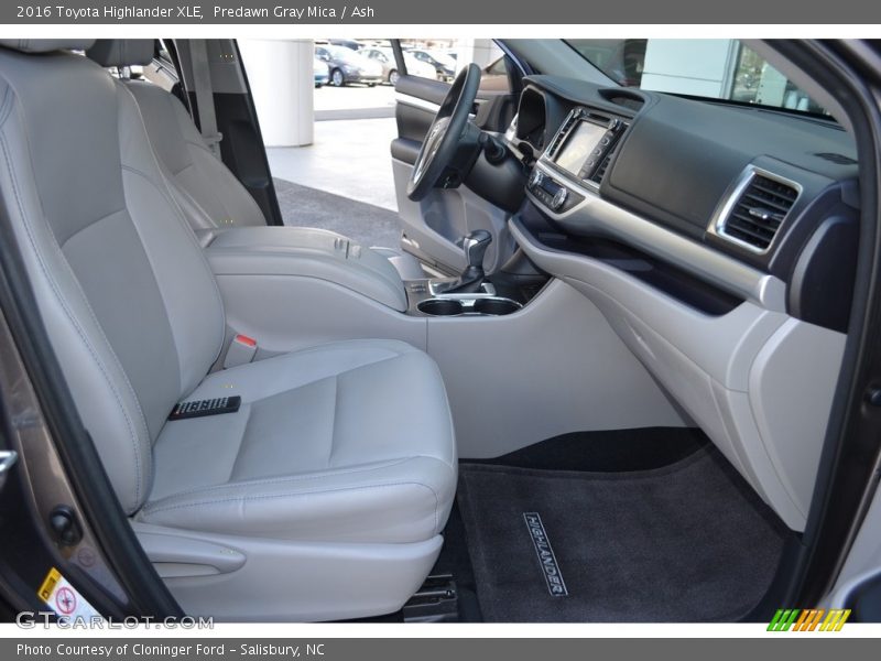 Predawn Gray Mica / Ash 2016 Toyota Highlander XLE